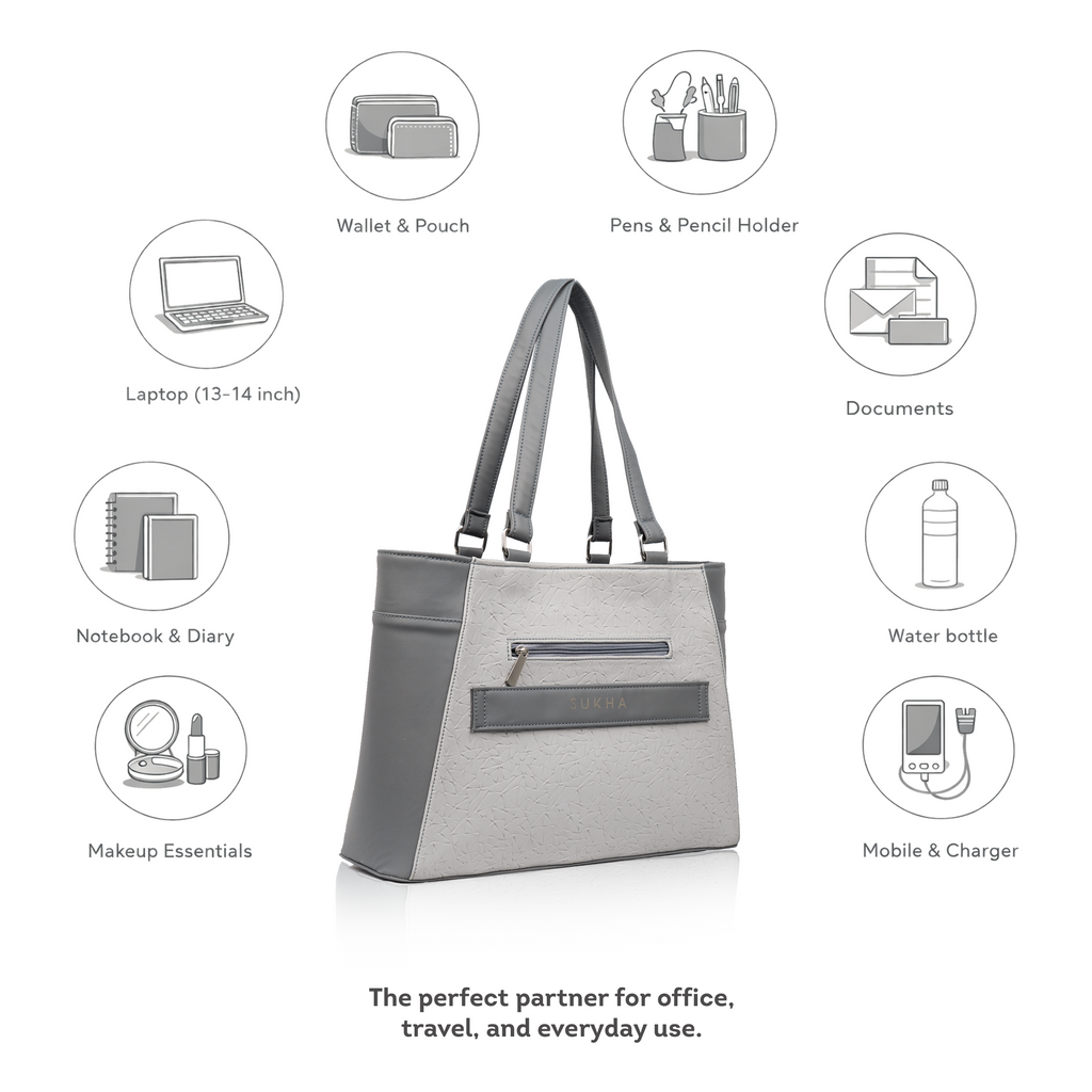 Everyday Vault Tote Bag – Structured, Spacious & Travel-Ready