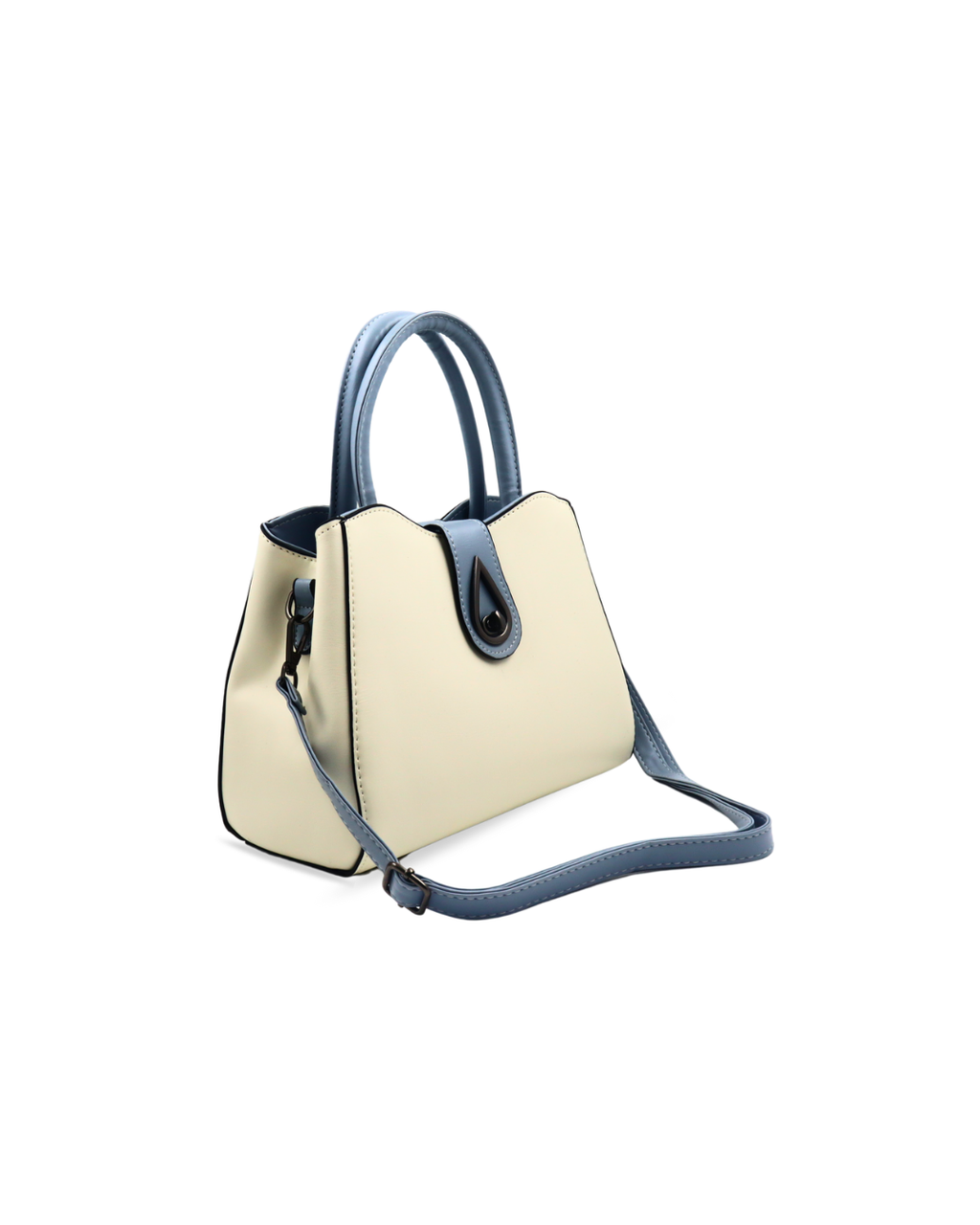 Ivory Mist – Two-Tone Compact Tote