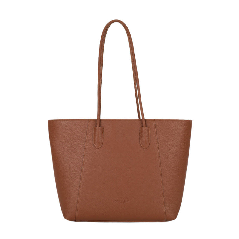Classic Beige Tote Handbag