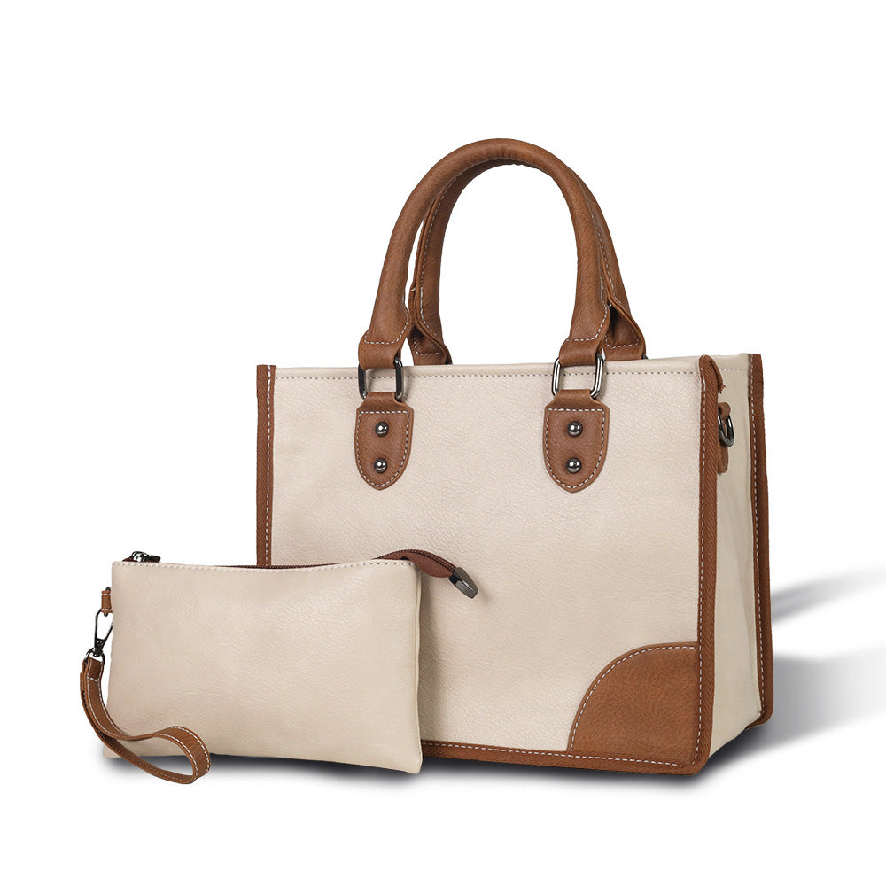 Savona Heritage – Dual-Tone Structured Tote