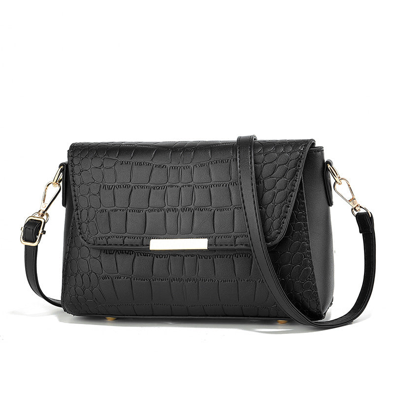 Elegant Ivory Textured Crossbody Bag