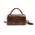Luxury Two-Tone Coffee & Black Crossbody Bag