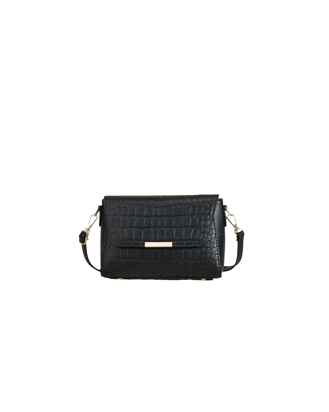 Elegant Ivory Textured Crossbody Bag