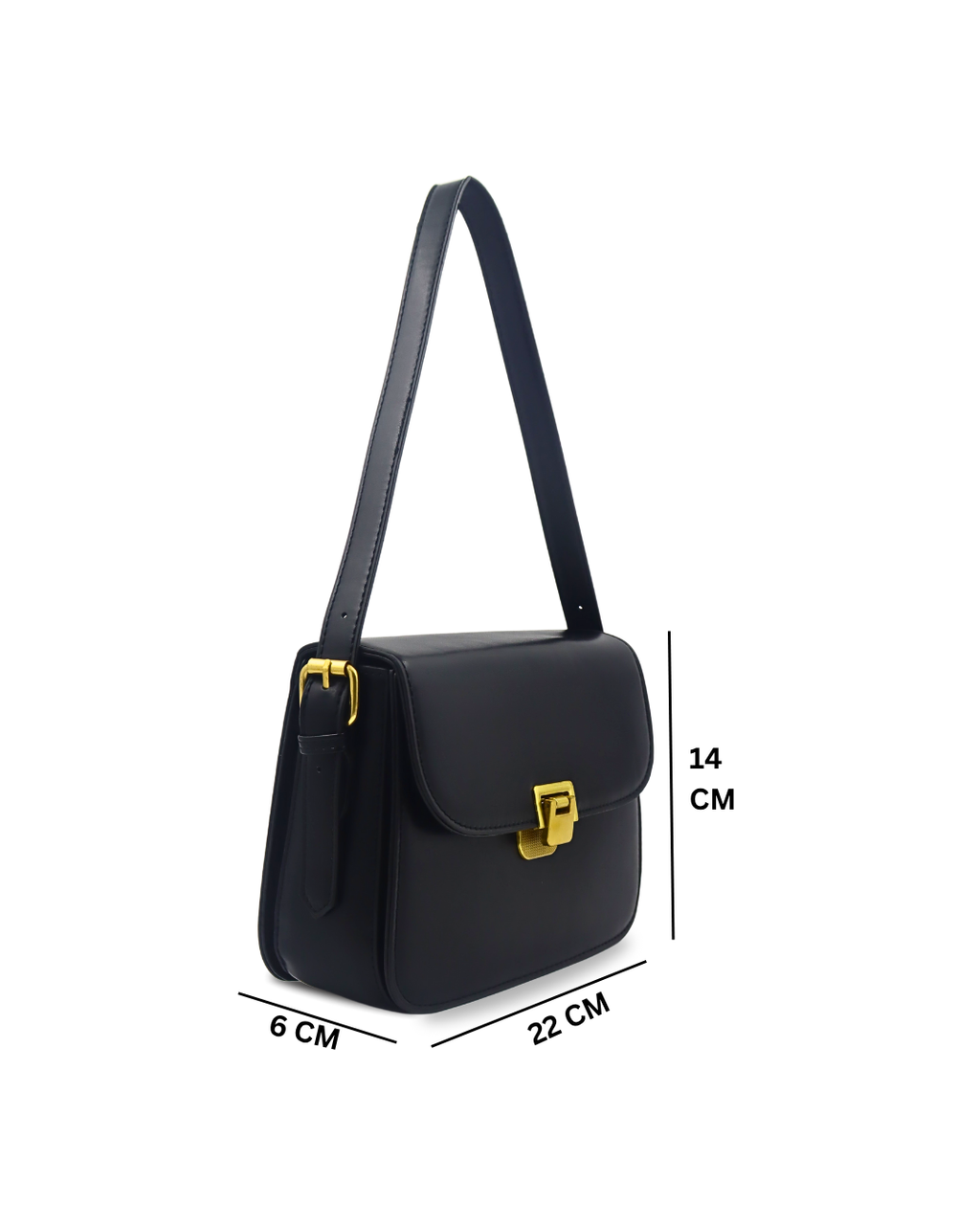 Noir Lockette – The Signature Mini Satchel