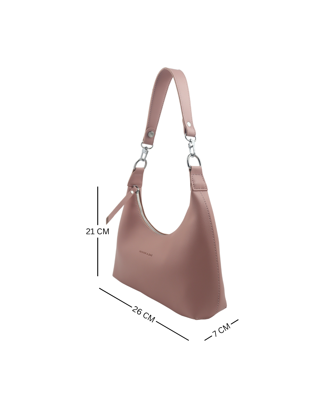 Rosemist Curve – Minimal Shoulder Elegance