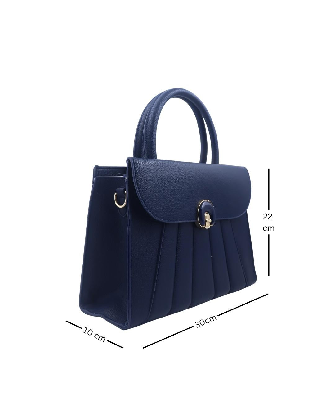 Lunaria Bleu – Pleated Royal Satchel