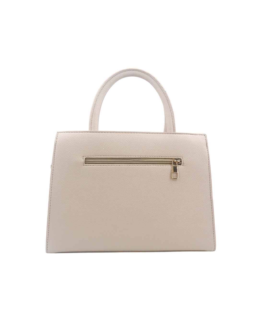 Lunaria Cream – Pleated Elegance Satchel