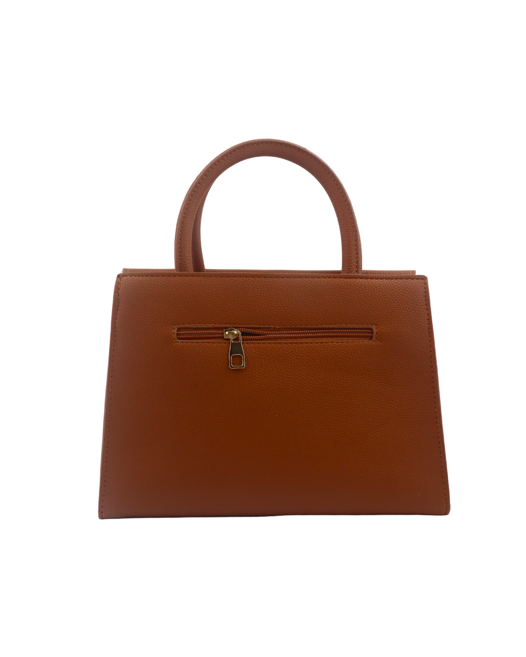 Lunaria Tan – Pleated Luxe Satchel