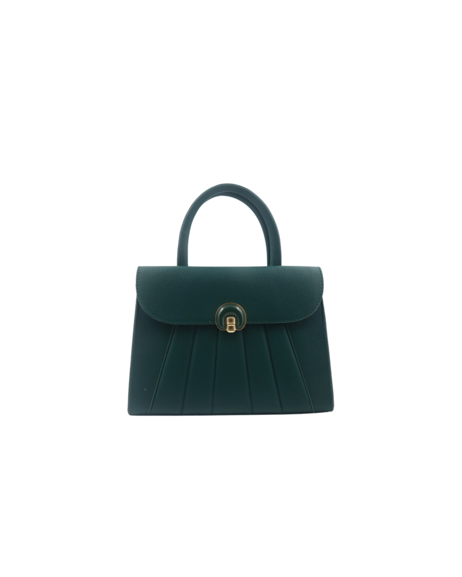 Lunaria Jade – Pleated Luxe Satchel