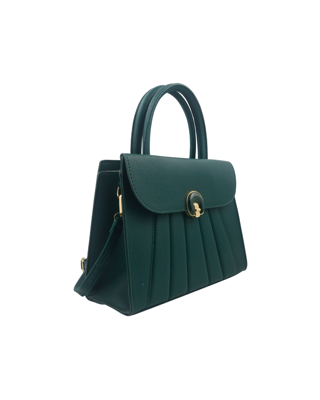 Lunaria Jade – Pleated Luxe Satchel