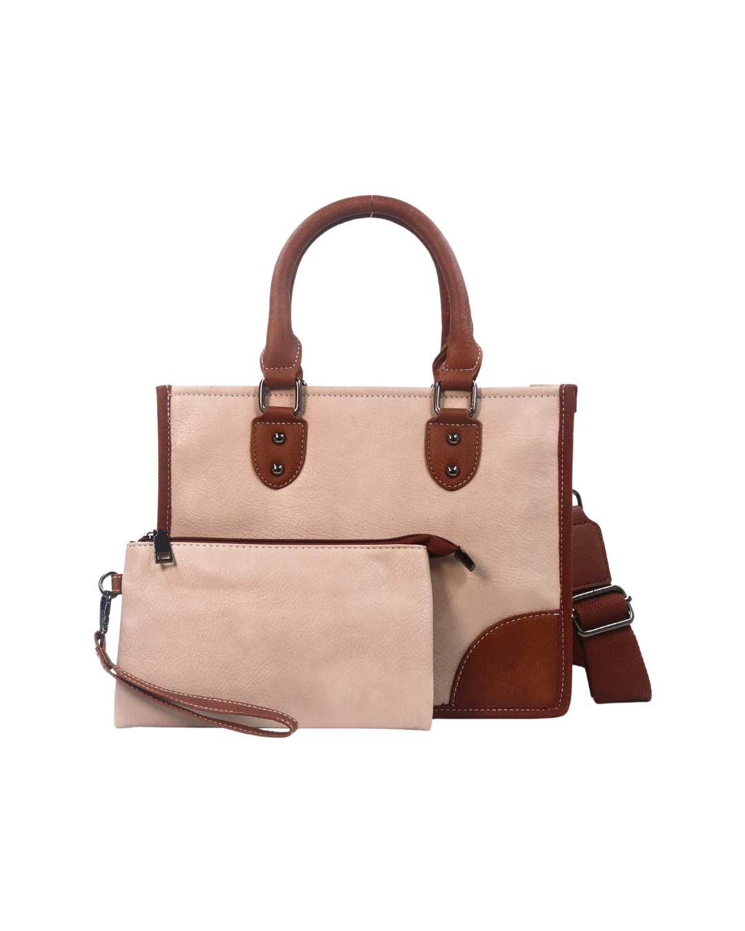 Savona Heritage – Dual-Tone Structured Tote