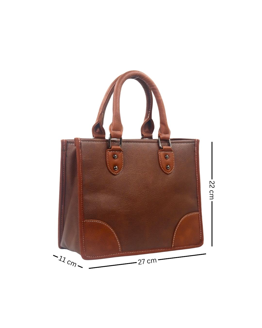 Savona Terra – Classic Tan Structured Tote
