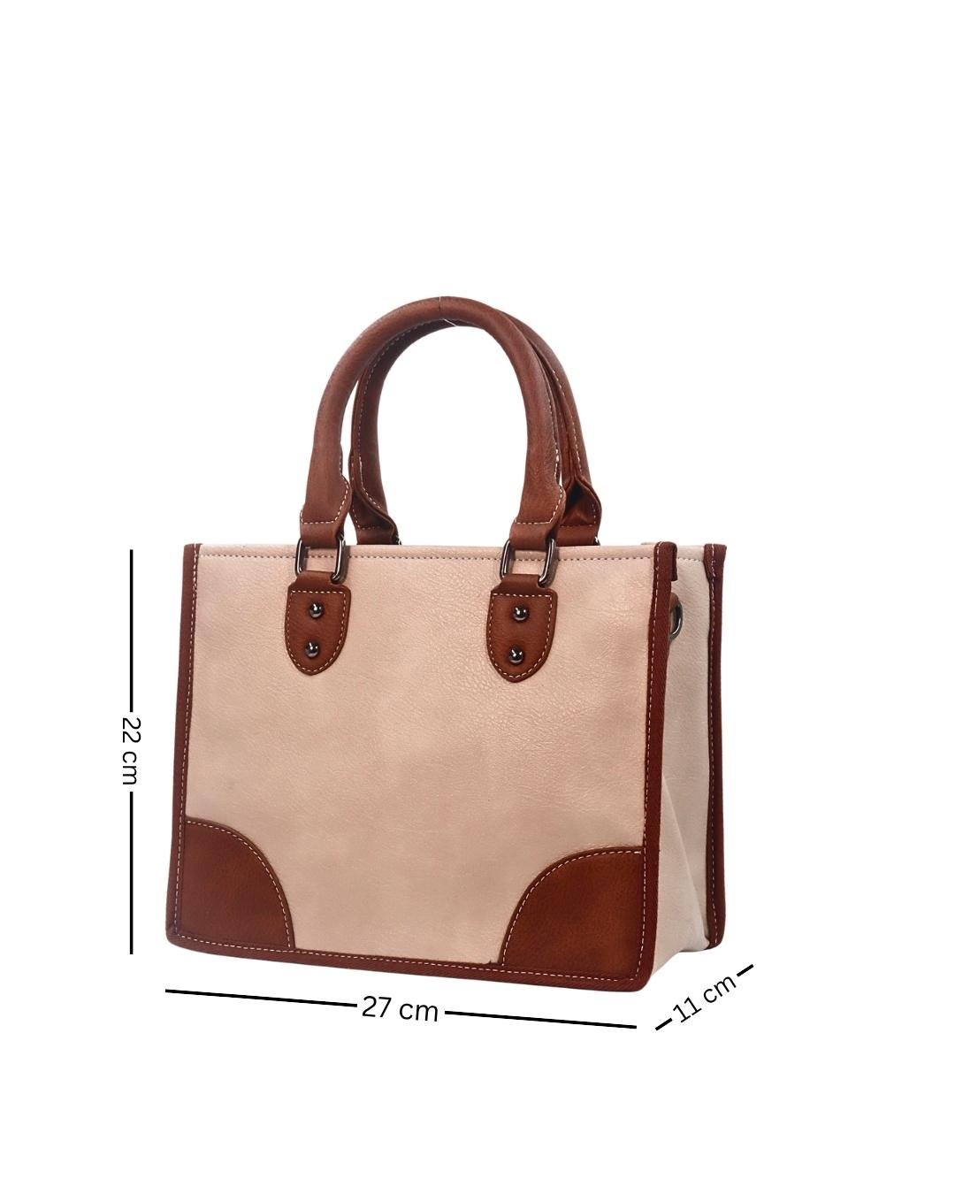 Savona Heritage – Dual-Tone Structured Tote