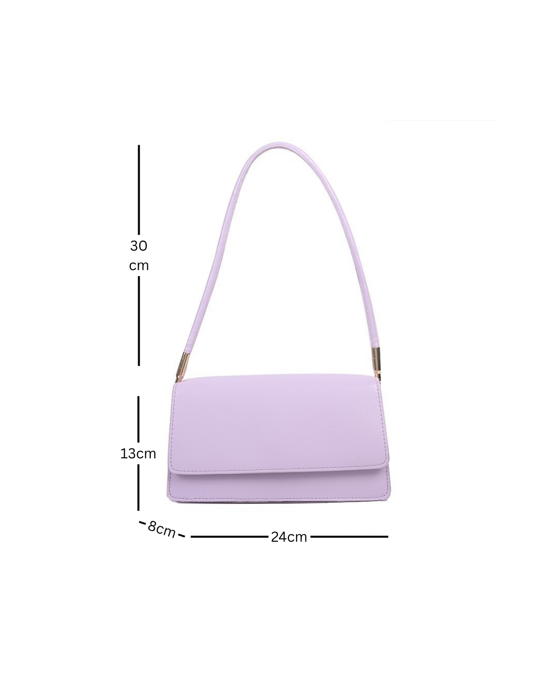 Lilac Grace – Slim Elegance Shoulder Bag