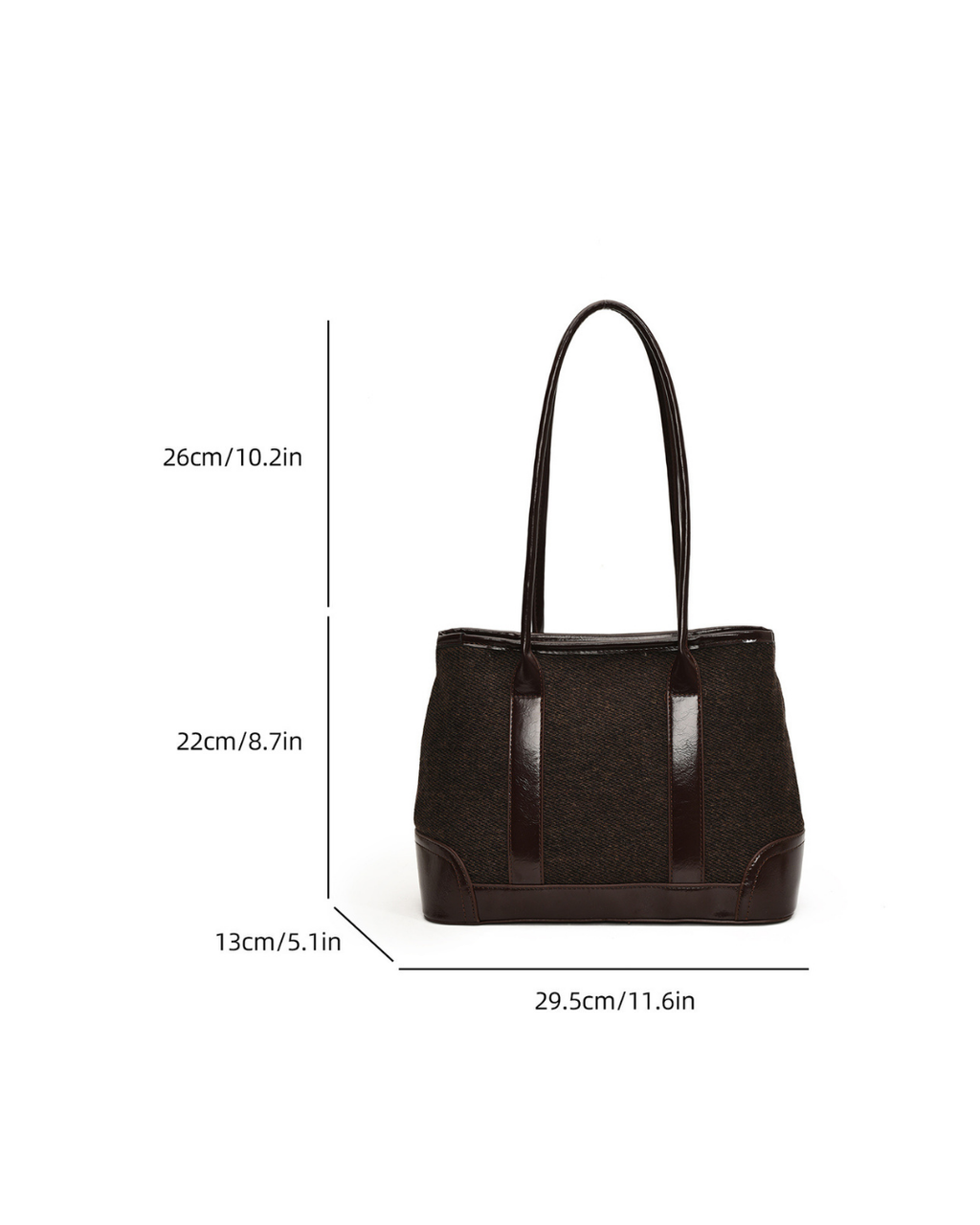 Sable Luxe Structured Canvas Tote