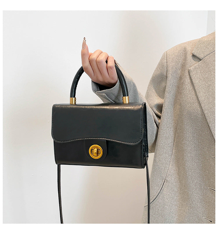 Classic & Chic Beige Mini Top-Handle Sling Bag