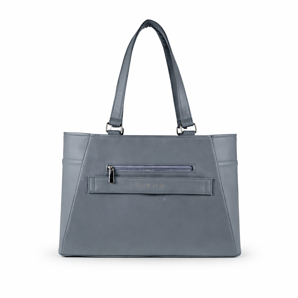 Premium Matte Grey Office Tote Bag