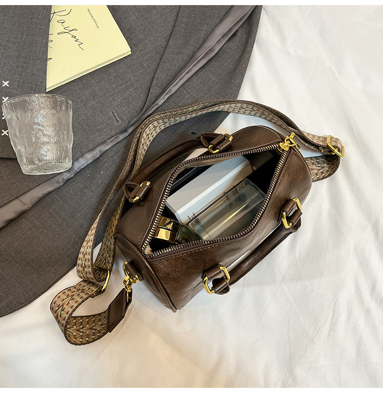 Classic Black Mini Satchel Crossbody