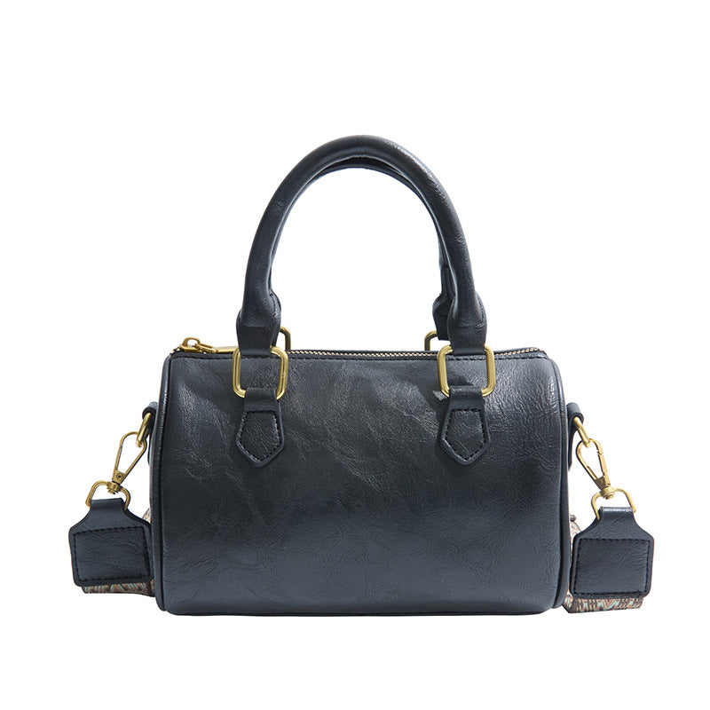 Classic Black Mini Satchel Crossbody