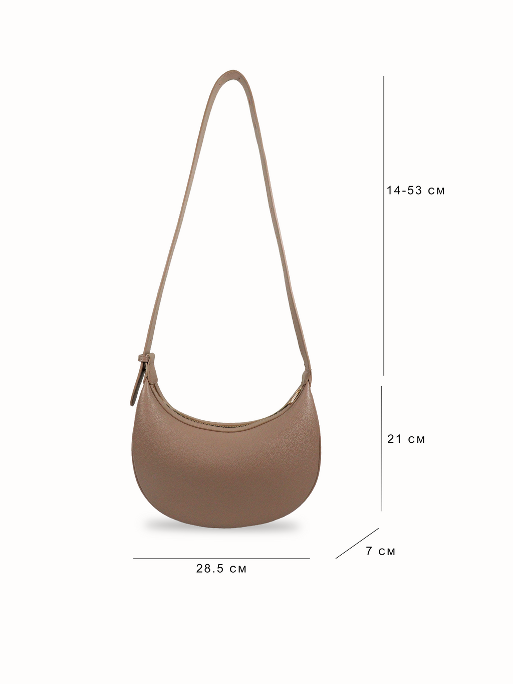 Mochu Half Moon Crossbody Bag