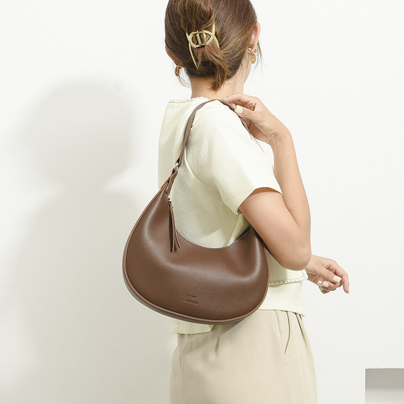 Crescent Chic Mini Shoulder Bag